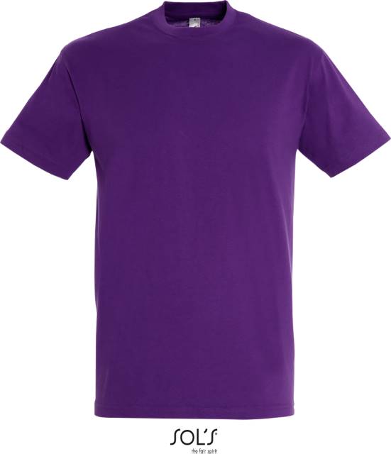 Мъжка тениска - цвят тъмно лилав, Sol's