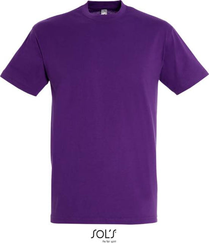 Мъжка тениска - цвят тъмно лилав, Sol's