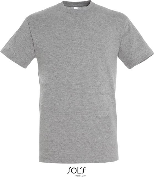 Мъжка тениска - цвят сив меланж, Sol's