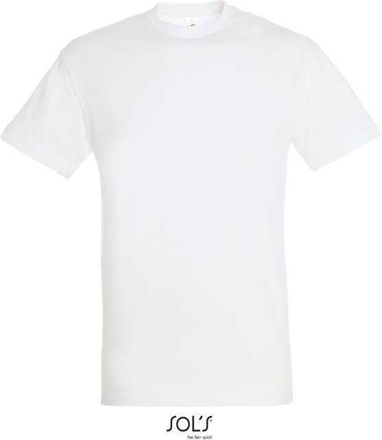 Мъжка тениска - цвят бял, Sol's