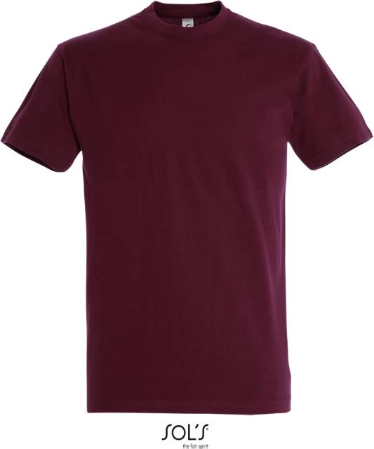 Мъжка тениска - цвят бордо, Sol's