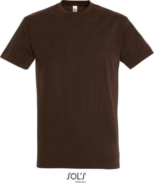 Мъжка тениска - цвят шоколад, Sol's