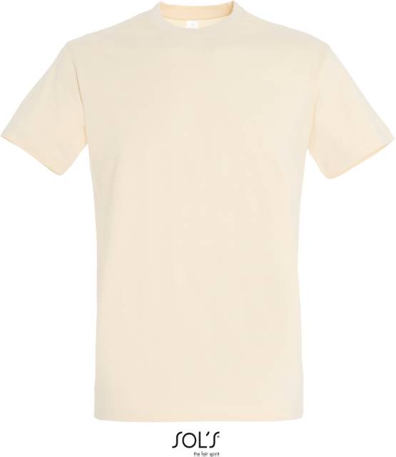 Мъжка тениска - цвят крем, Sol's