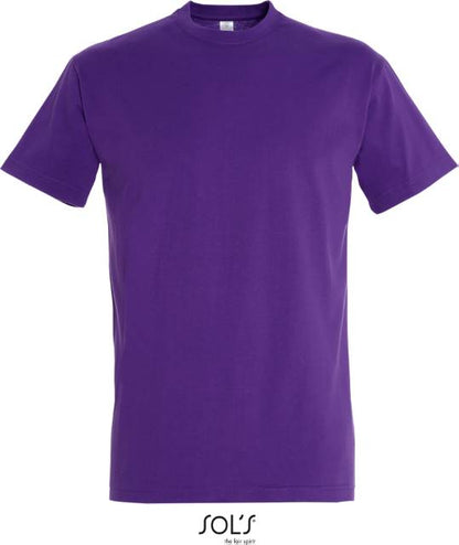 Мъжка тениска - цвят тъмно лилав, Sol's