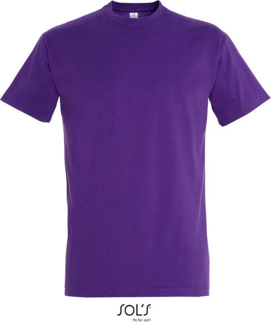 Мъжка тениска - цвят тъмно лилав, Sol's