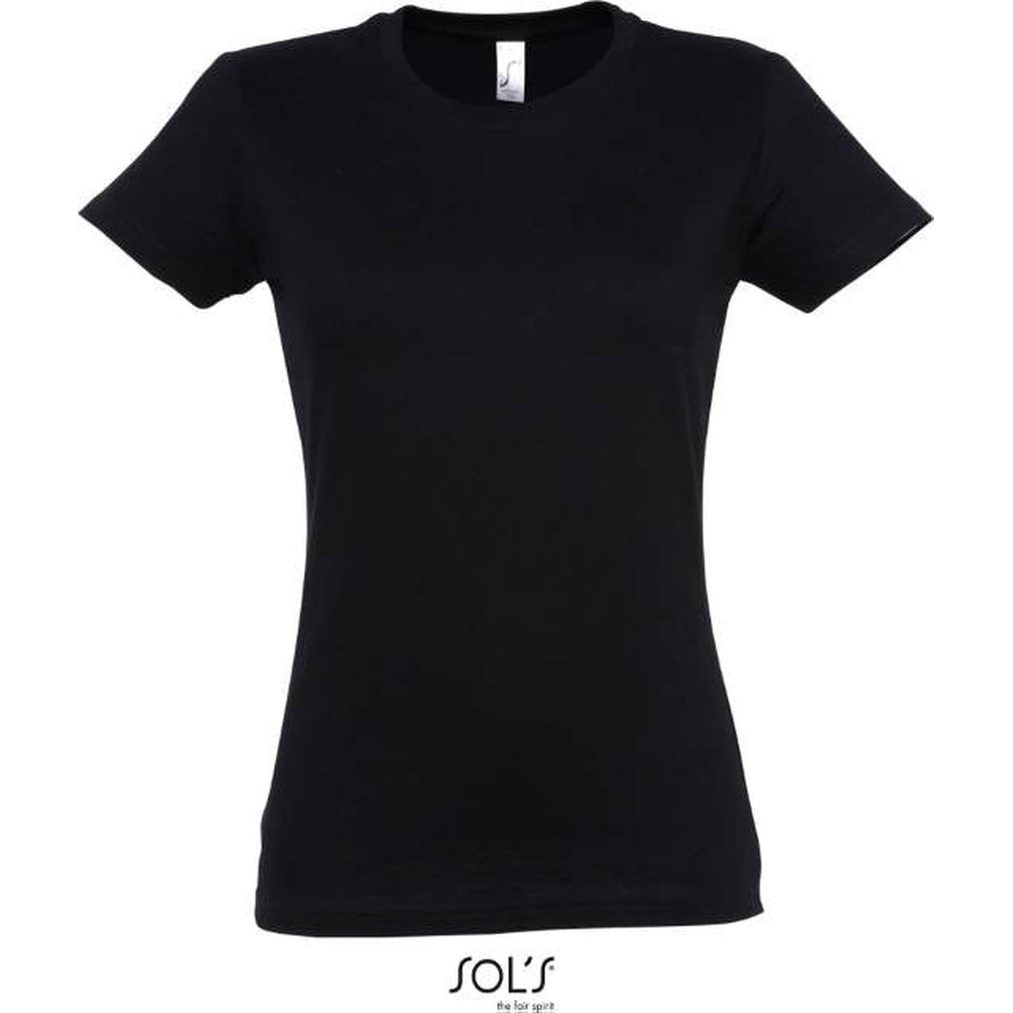 Women's T-shirt - black, Sol's