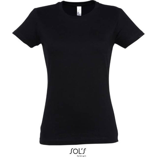Women's T-shirt - black, Sol's