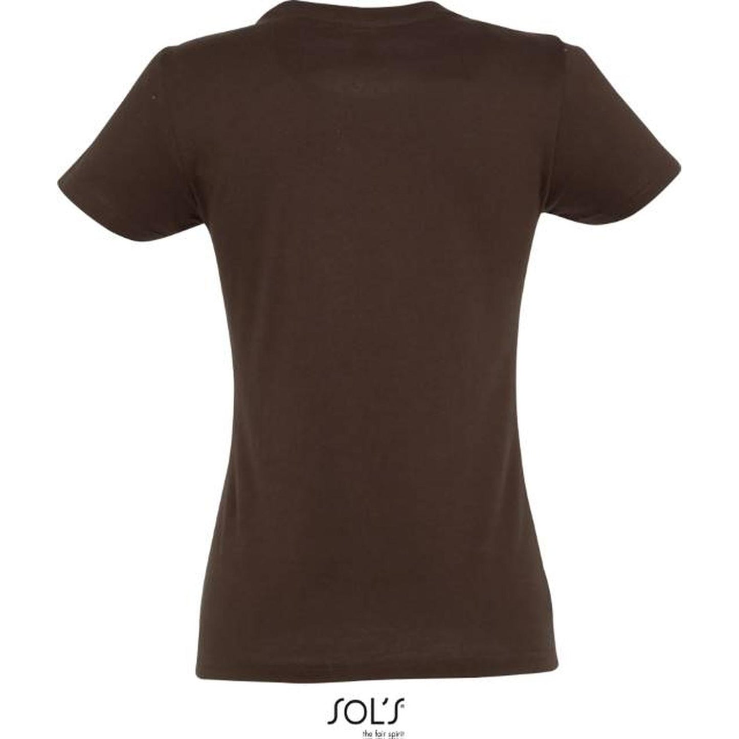 Women's T-shirt - chocolate color, 25.1502