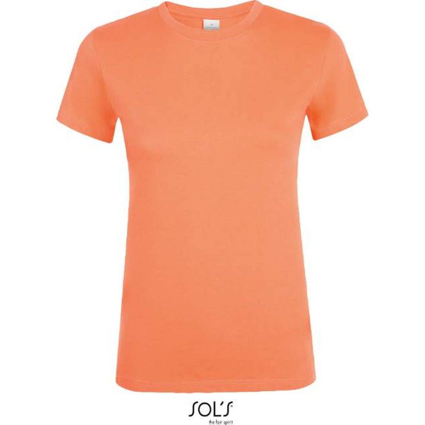 Women's T-shirt - apricot color, 25.1825