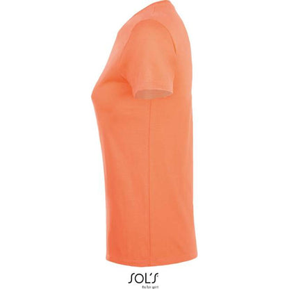 Women's T-shirt - apricot color, 25.1825