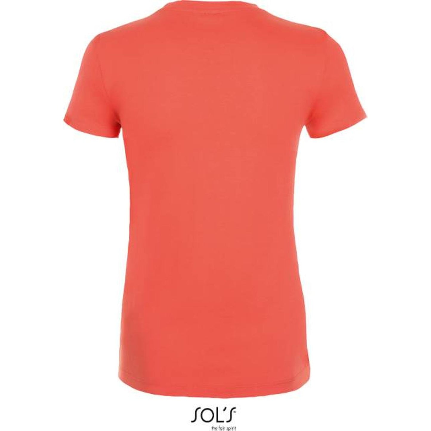 Women's T-shirt - coral color, 25.1825