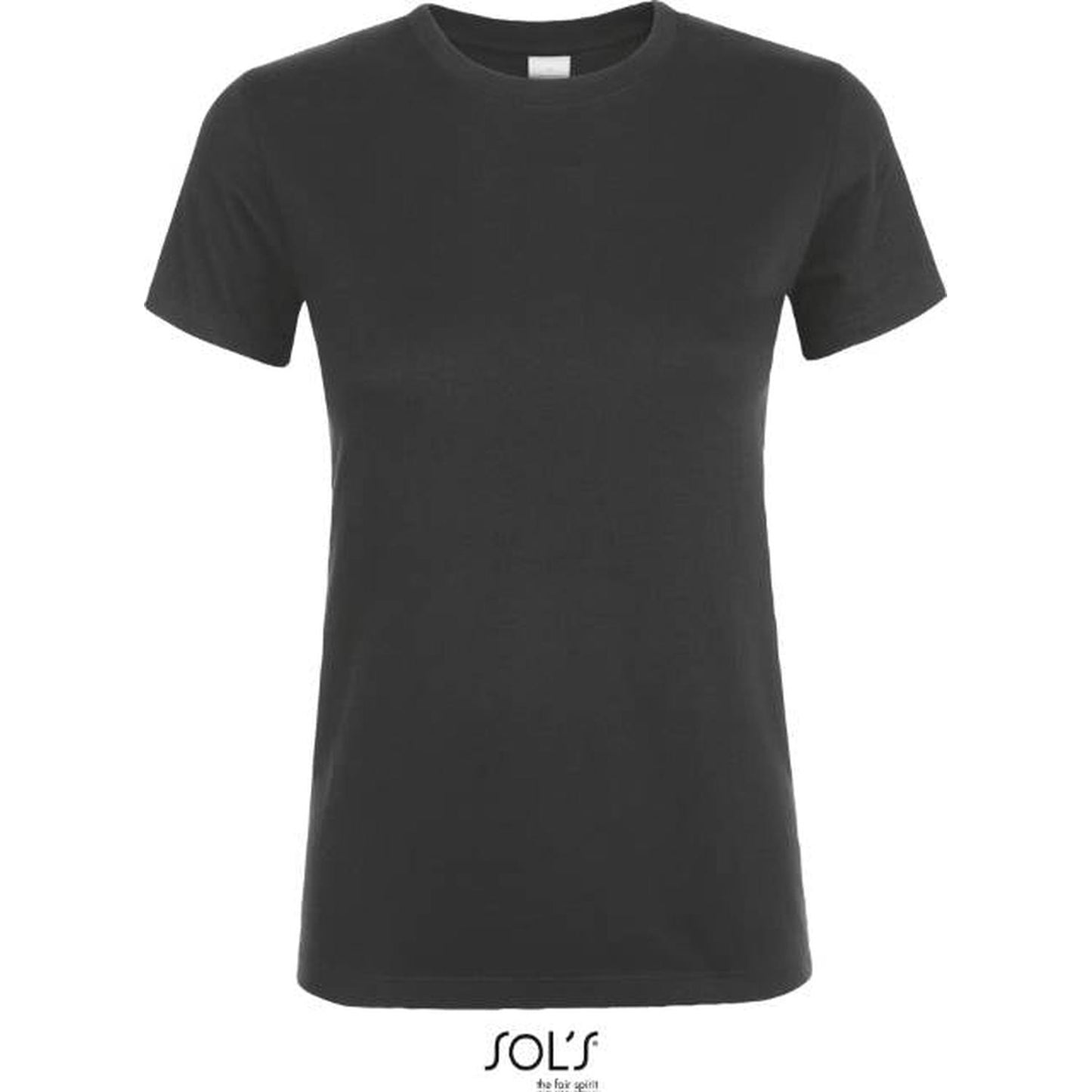 Women's T-shirt - dark gray color, 25.1825