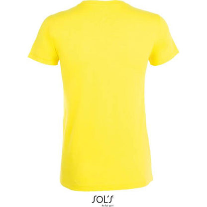 Women's T-shirt - lemon color, 25.1825
