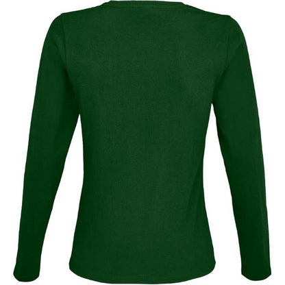 Women's long sleeve blouse - oil green color, Sol's