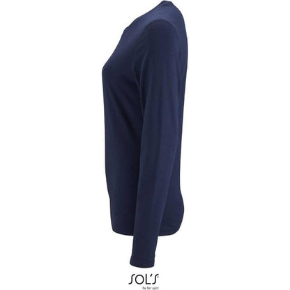 Women's long sleeve blouse - navy blue, Sol's