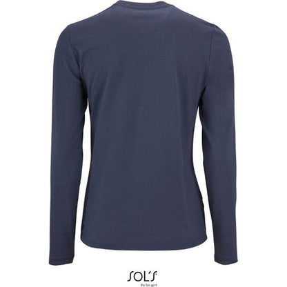 Women's long sleeve blouse - mouse gray color, Sol's