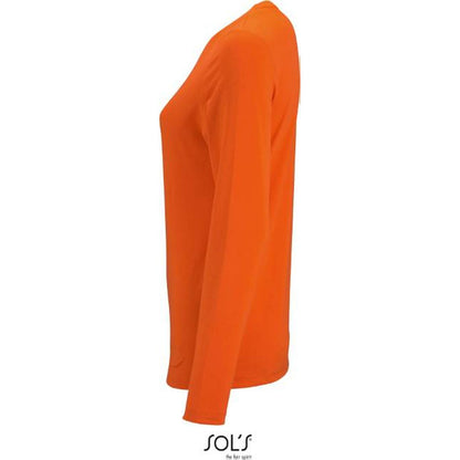Women's long sleeve blouse - orange color, Sol's