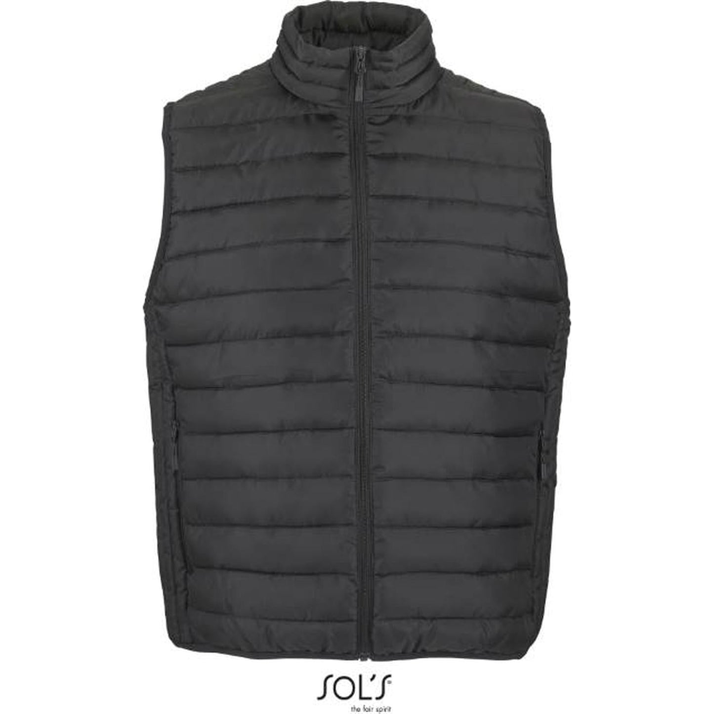 Lightweight men's vest - dark gray color