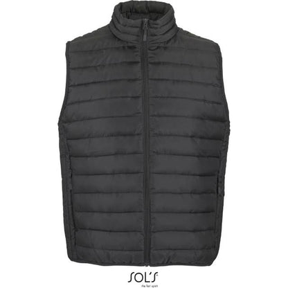 Lightweight men's vest - dark gray color