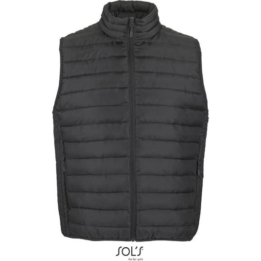 Lightweight men's vest - dark gray color