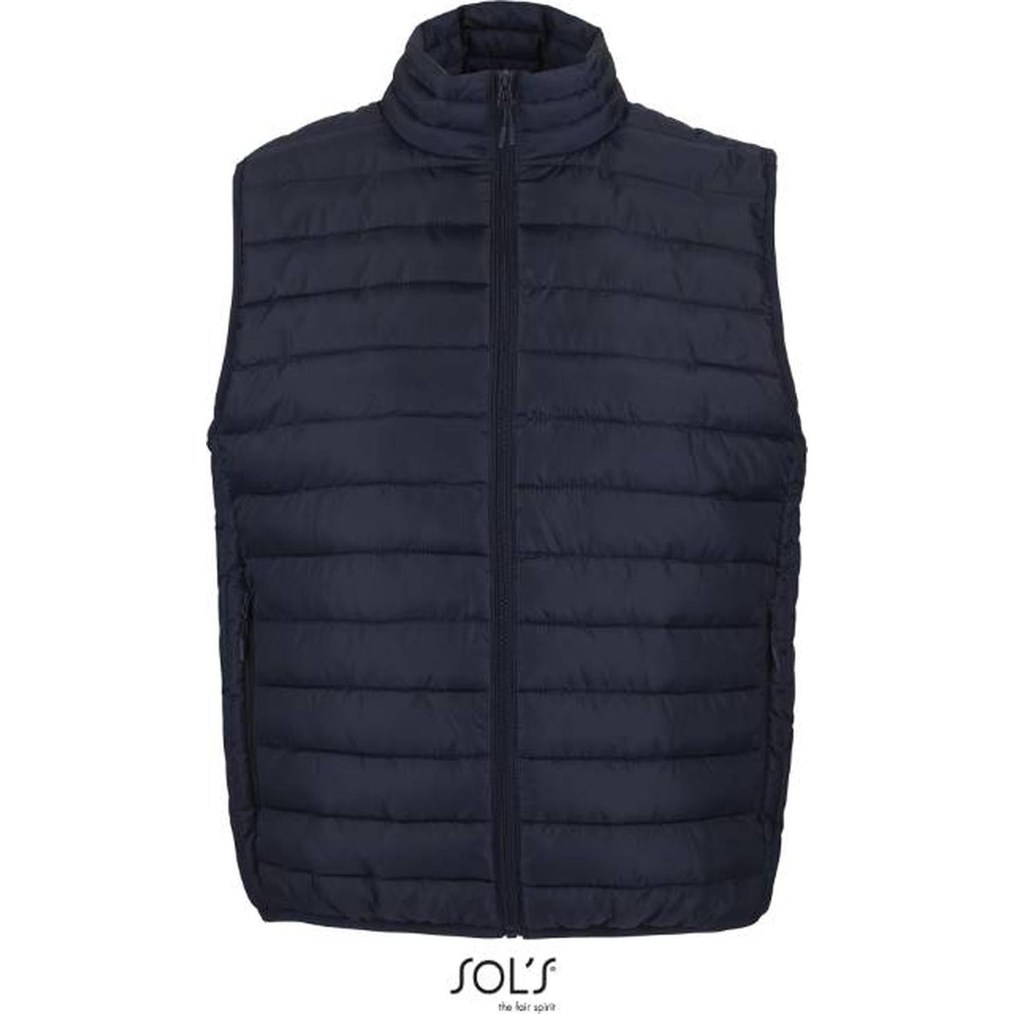 Lightweight men's vest - color navy blue