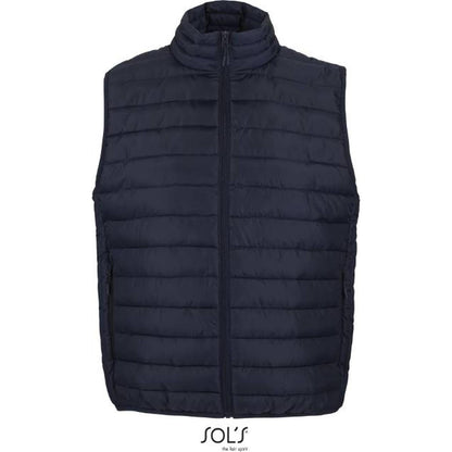 Lightweight men's vest - color navy blue