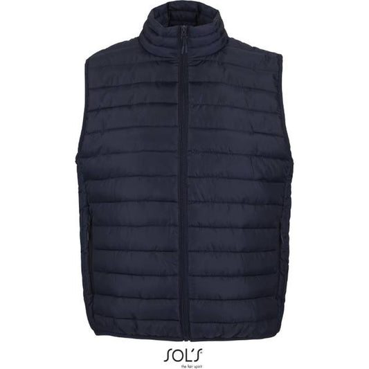 Lightweight men's vest - color navy blue