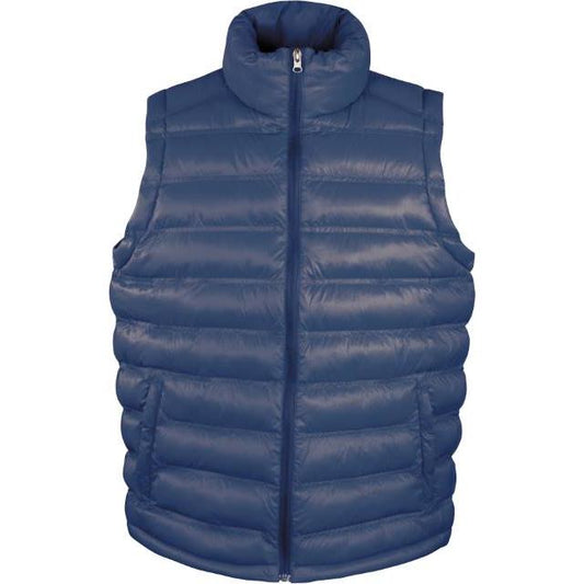 Men's quilted vest Penguin - color navy blue
