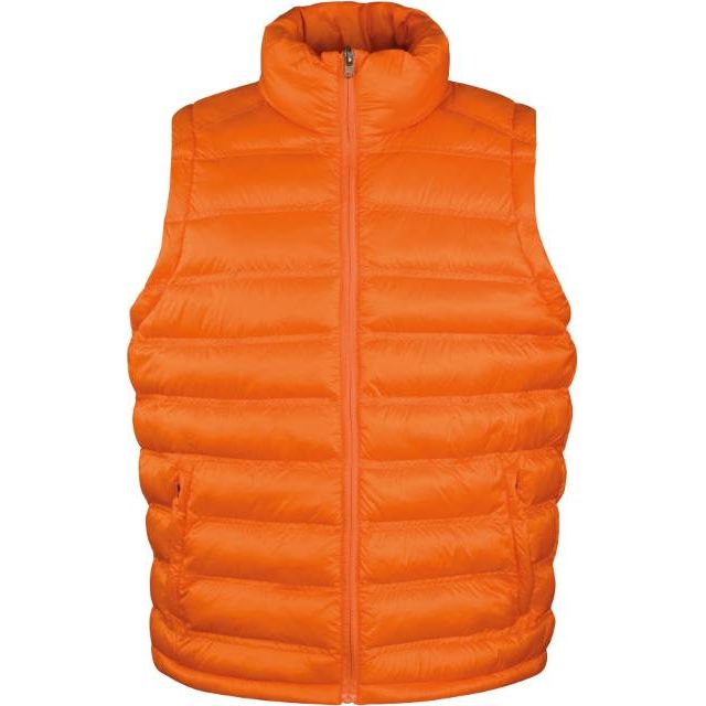 Men's quilted vest Penguin - orange color