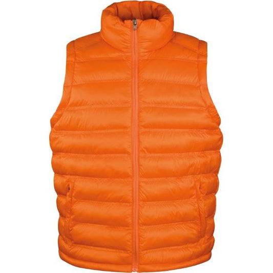 Men's quilted vest Penguin - orange color