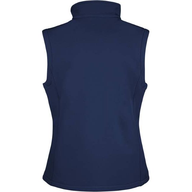 Women's 2-layer softshell vest - color navy blue, model R232F