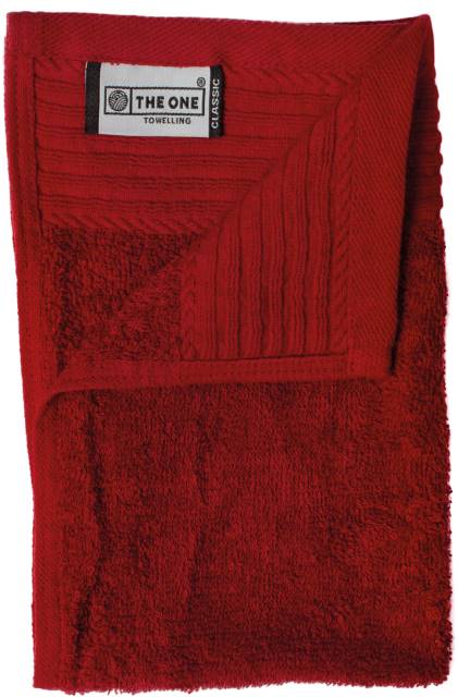 Guest towel - burgundy color