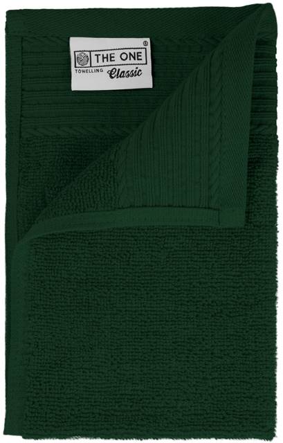 Guest towel - dark green color