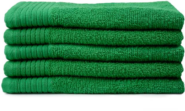 Guest towel - green color