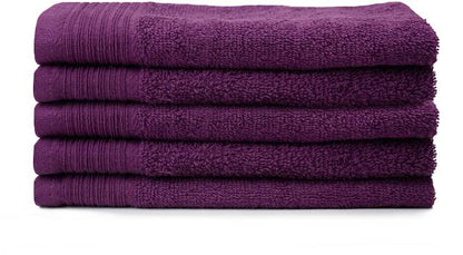 Guest towel - plum color