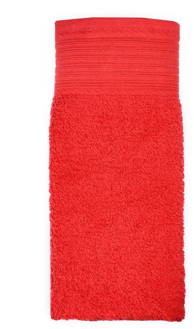Guest towel - red color
