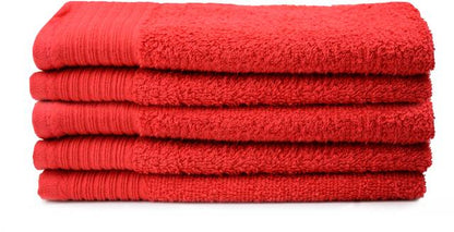 Guest towel - red color