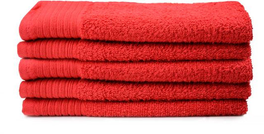 Guest towel - red color