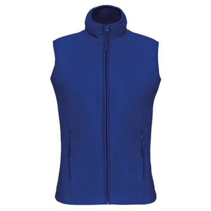 Women's fleece vest - royal blue