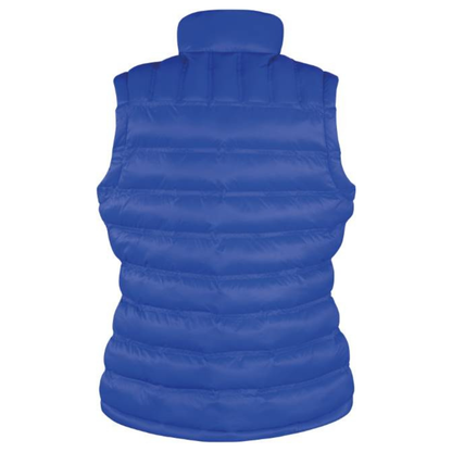 Women's quilted vest Penguin - royal blue