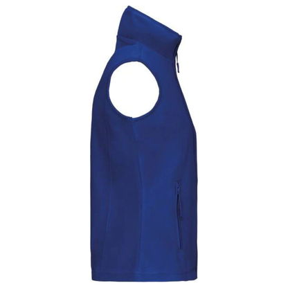 Women's fleece vest - royal blue