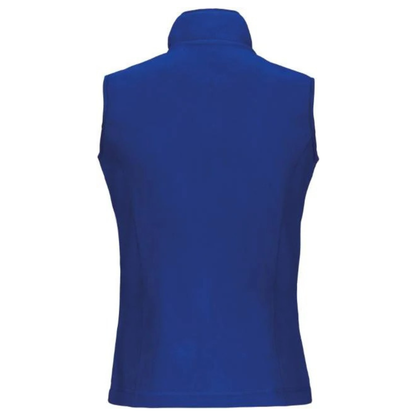 Women's fleece vest - royal blue