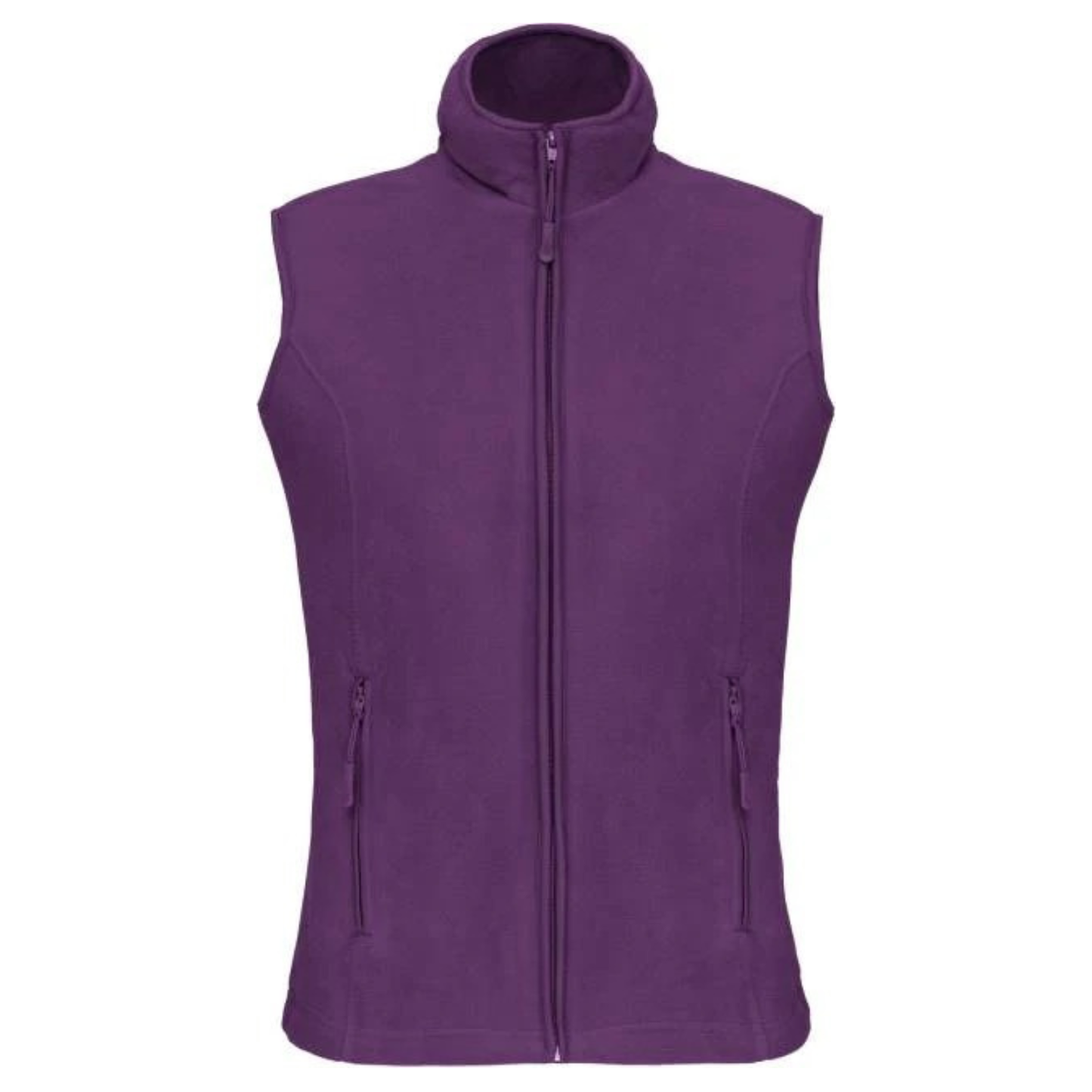 Women's fleece vest - purple