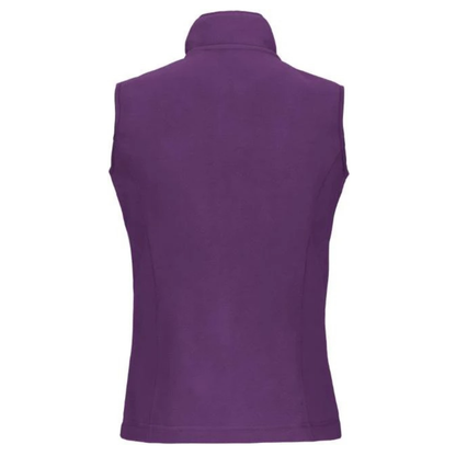 Women's fleece vest - purple