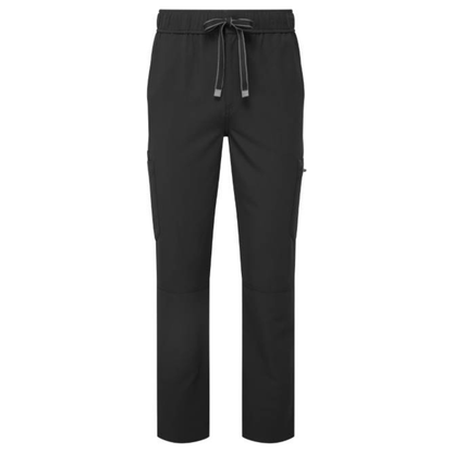 Men's stretch cargo pants - color black