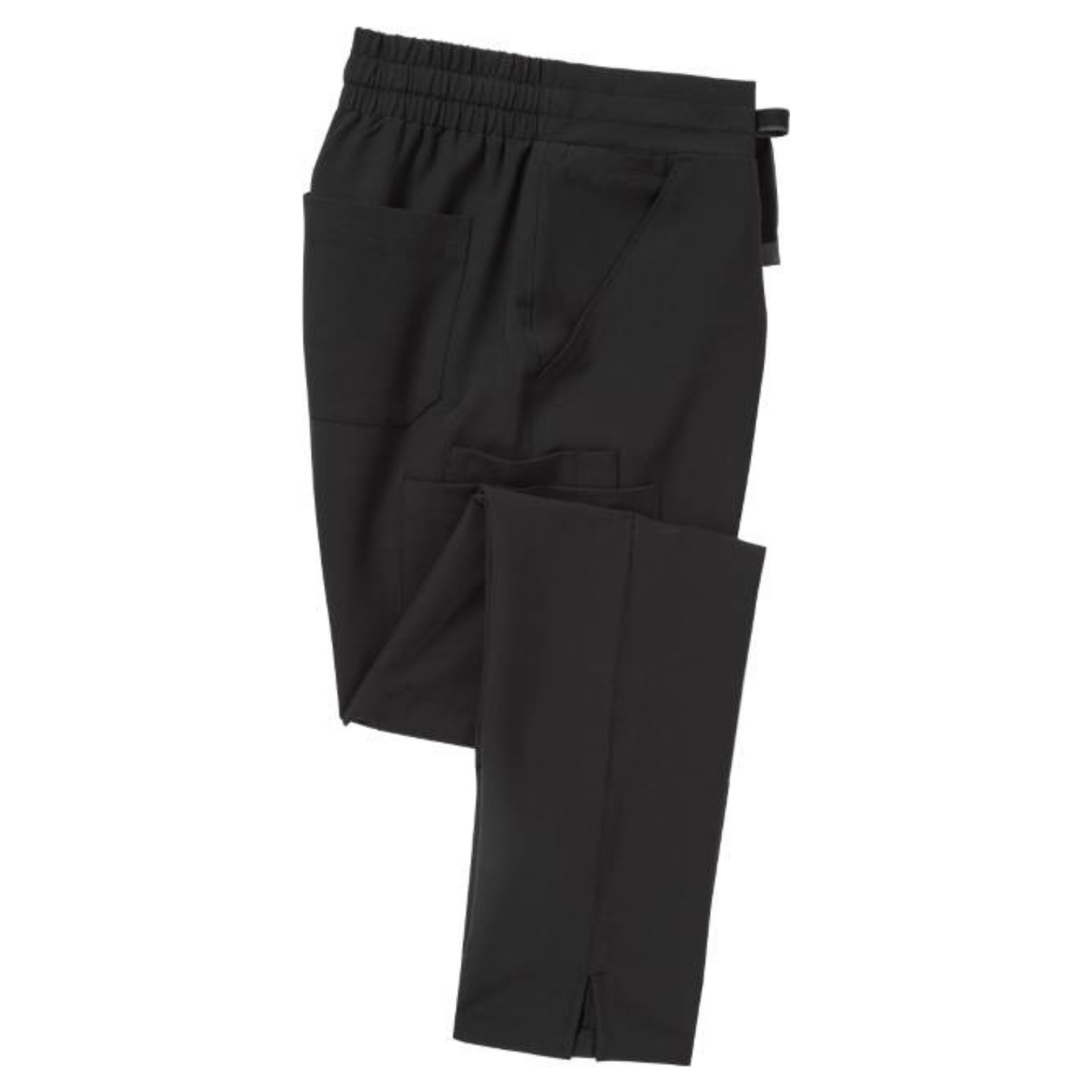 Women's elastic cargo pants - color black