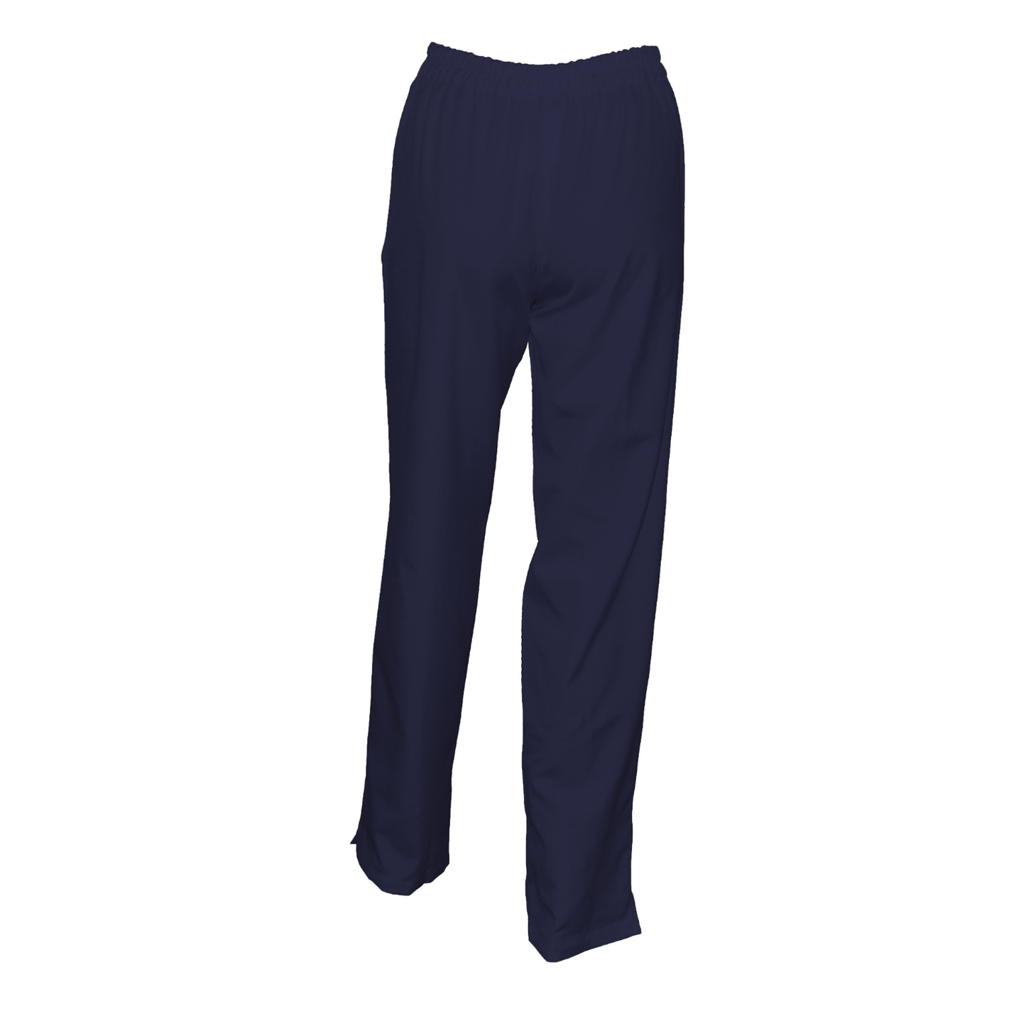 Women's trousers with front double seam - color navy blue, model FPSoft
