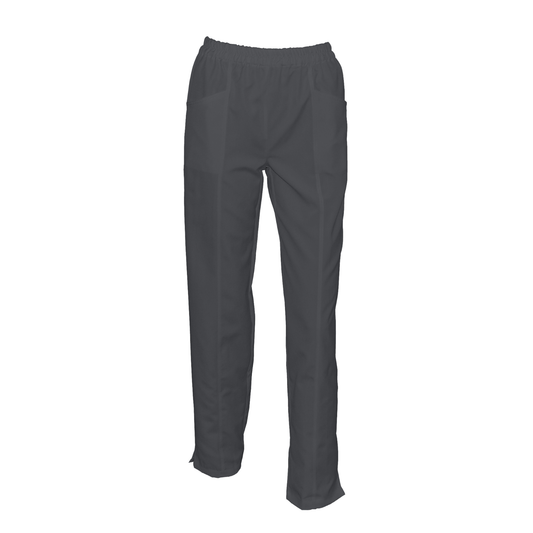 Women's trousers with front double seam - color dark gray, model FPSoft