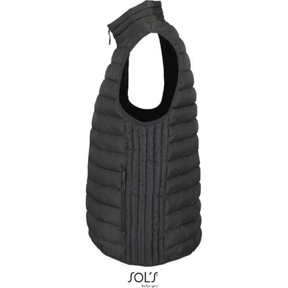 Lightweight men's vest - dark gray color