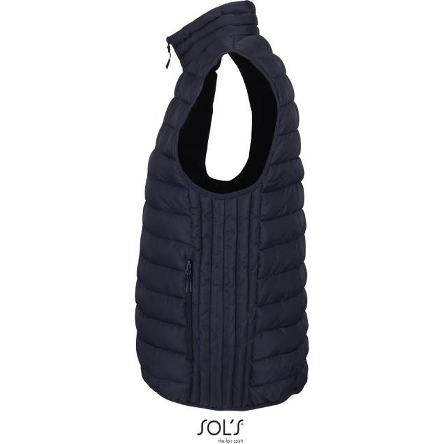 Lightweight men's vest - color navy blue